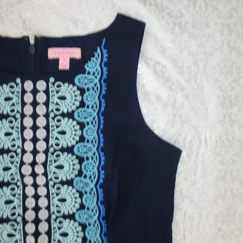 LILLY PULITZER Stephanie Shift Dress Size 4 - Picture 7 of 10